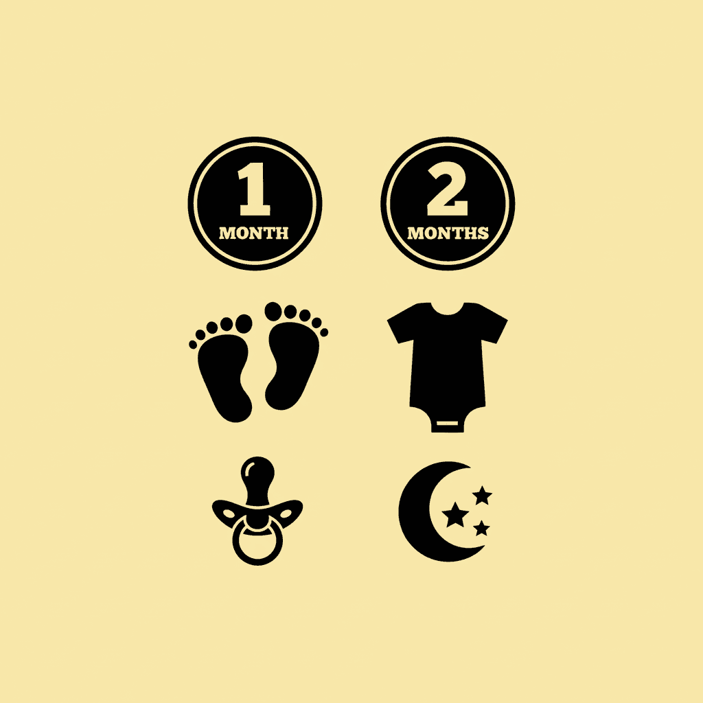 Baby Milestone SVG Set